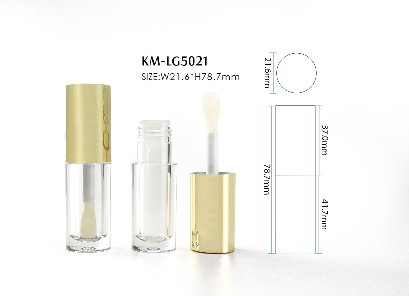 Slim Wand Gloss Tube — KM-LG5021